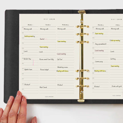 Classic Agenda - Prism Black - CGDLONDON