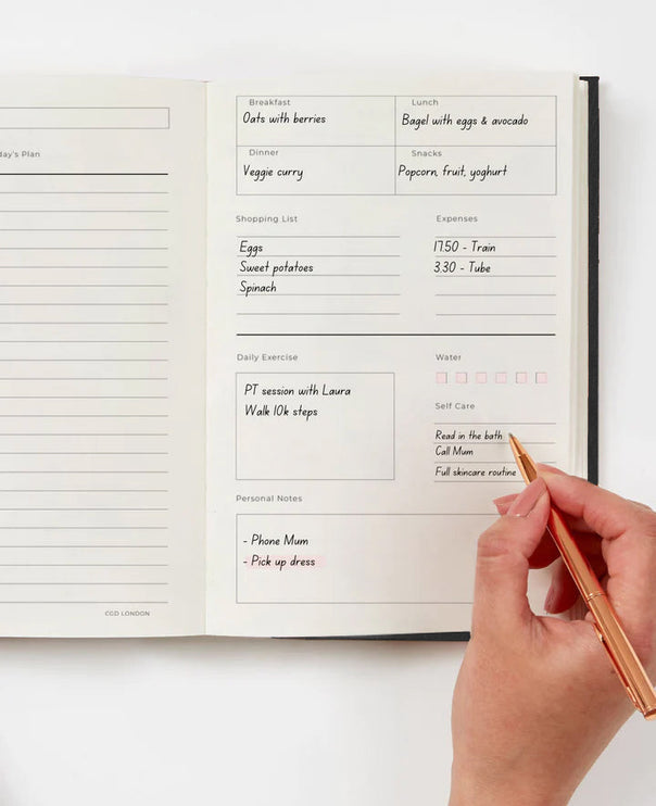 Cosmic Black - Getting Stuff Done Planner - CGDLONDON