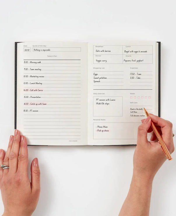 Cosmic Black - Getting Stuff Done Planner - CGDLONDON