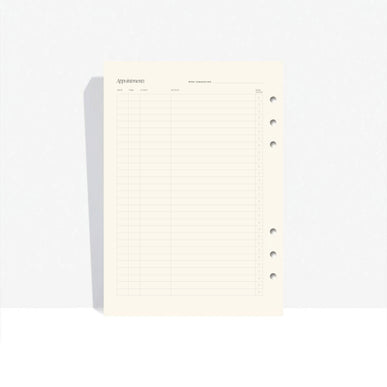 Appointments - Insert Pack - CGDLONDON