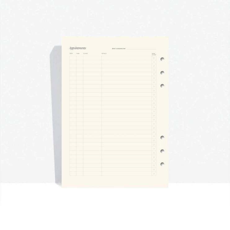 Appointments - Insert Pack - CGDLONDON