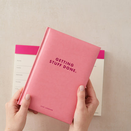 Carnation Pink - Getting Stuff Done Planner - CGDLONDON