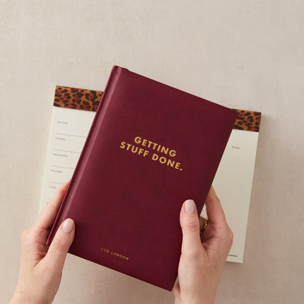 Chocolate Cherry - Getting Stuff Done Planner - CGDLONDON