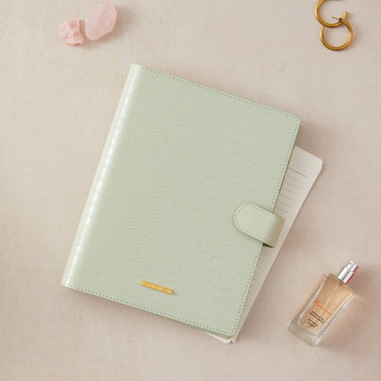 Classic Agenda - Sage Croc
