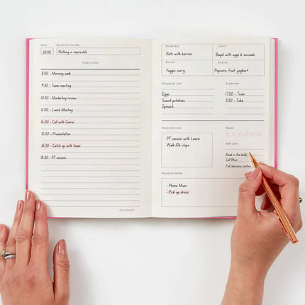 Carnation Pink - Getting Stuff Done Planner - CGDLONDON