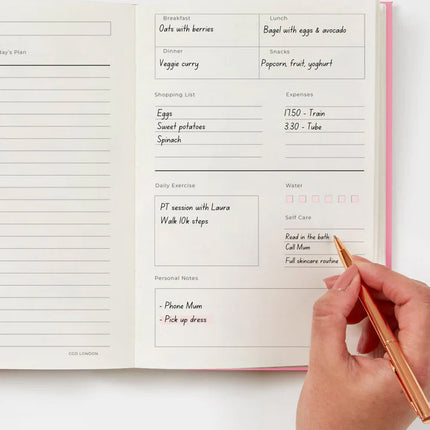 Carnation Pink - Getting Stuff Done Planner - CGDLONDON