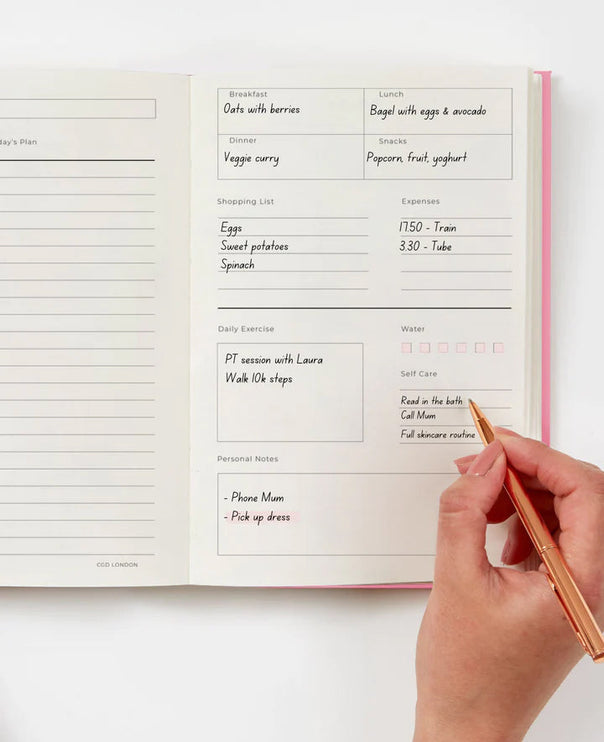 Carnation Pink - Getting Stuff Done Planner - CGDLONDON