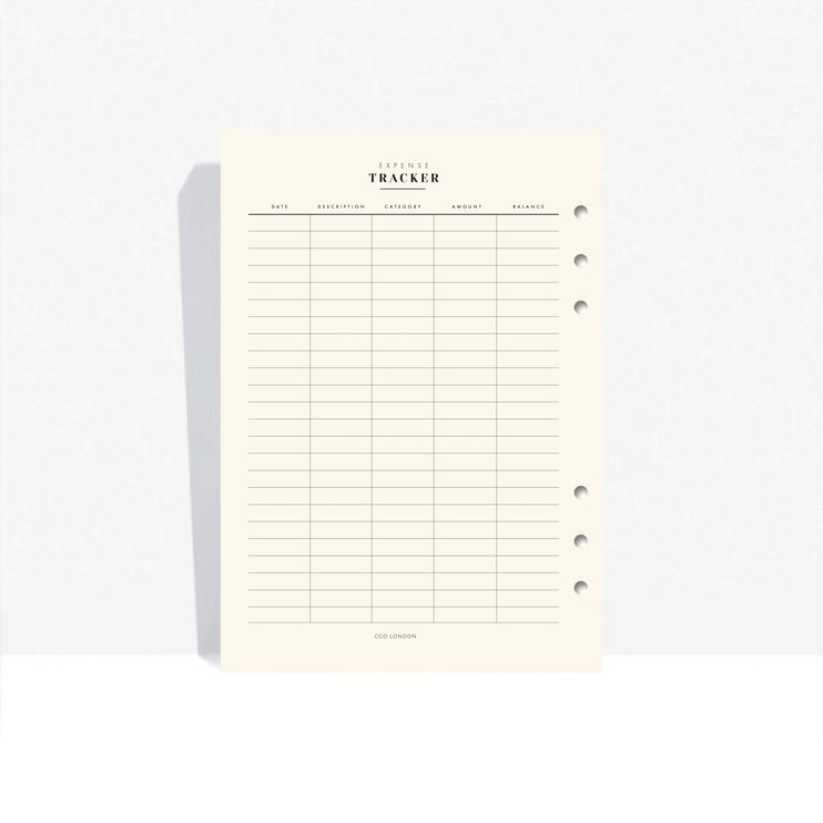 Finance Inserts A5 - Luxury Award Winning Planner Insert Pack - CGDLONDON
