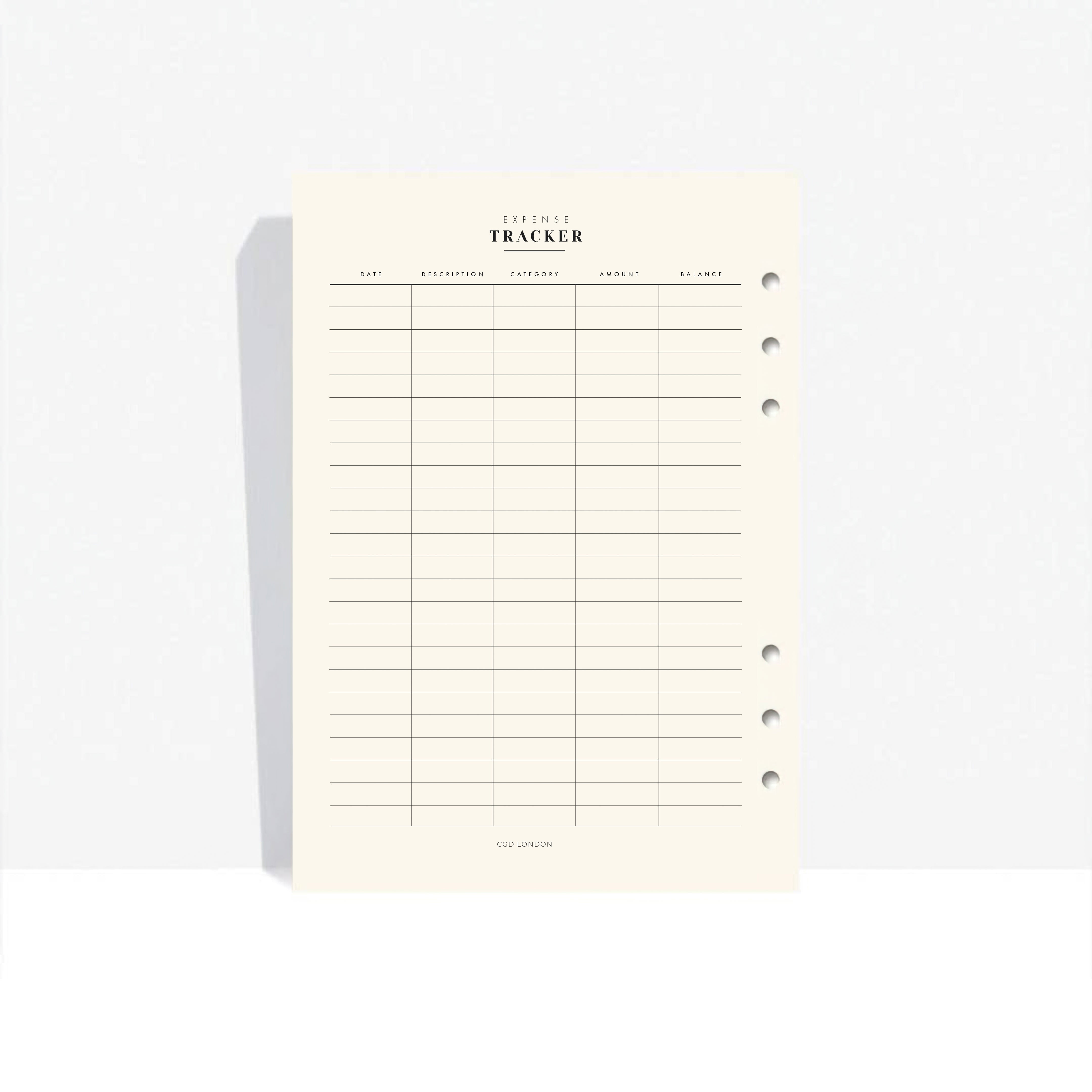 Paid Insert Finance Inserts A5 - Luxury Award Winning Planner Insert Pack