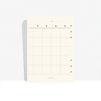 Finance Inserts A5 - Luxury Award Winning Planner Insert Pack - CGDLONDON