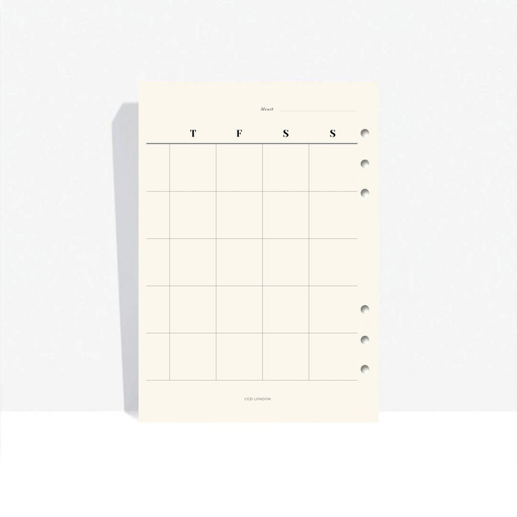 Finance Inserts A5 - Luxury Award Winning Planner Insert Pack - CGDLONDON