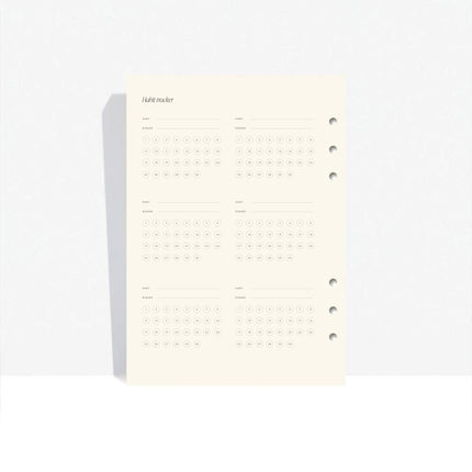 Habit Tracker - Insert Pack - CGDLONDON