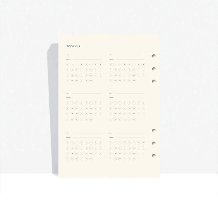 Habit Tracker - Insert Pack - CGDLONDON