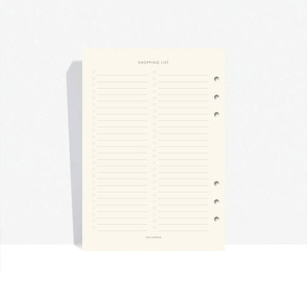 Meal-Plan Agenda Inserts - CGDLONDON