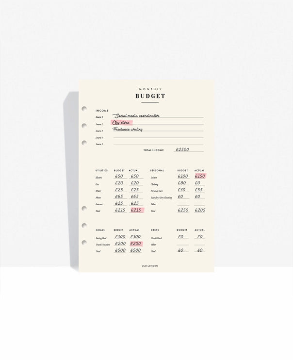 Finance Inserts - CGDLONDON