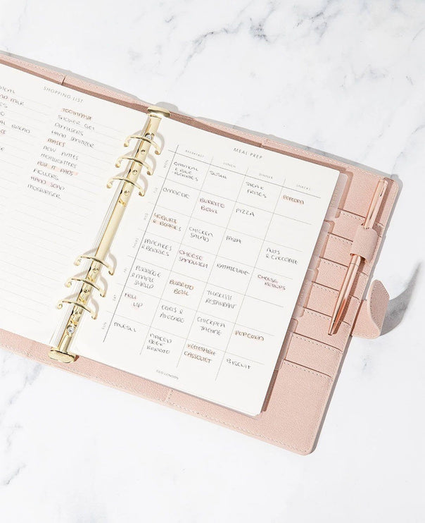 Meal-Plan Agenda Inserts - CGDLONDON