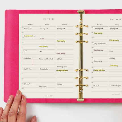 Classic Agenda - Magenta Pink - CGDLONDON