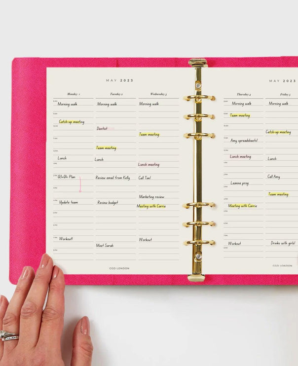 Classic Agenda - Magenta Pink - CGDLONDON
